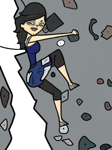 Total drama/ANTM Heather: Rock Climbing