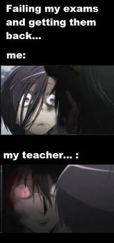 Facing My Teacher..