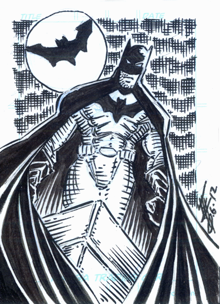 Batman Sketch card