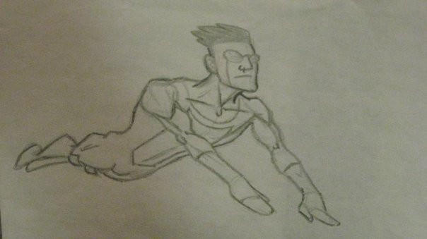 Invincible sketch by jaredramone on DeviantArt