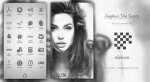 Angelina Jolie Sketch Theme