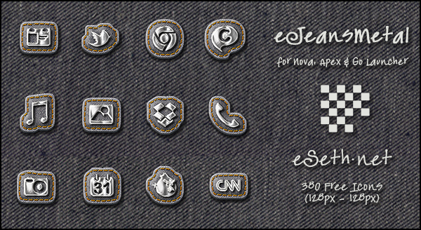 eJeansMetal Icons Android by gseth