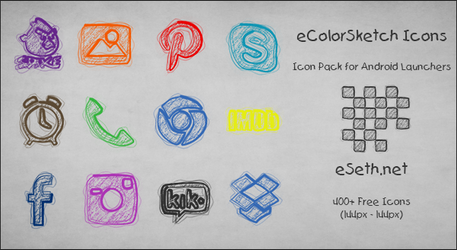 eColorSketch Icon Pack