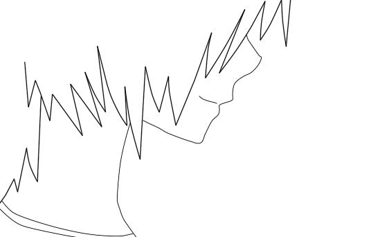 Evil smile lineart