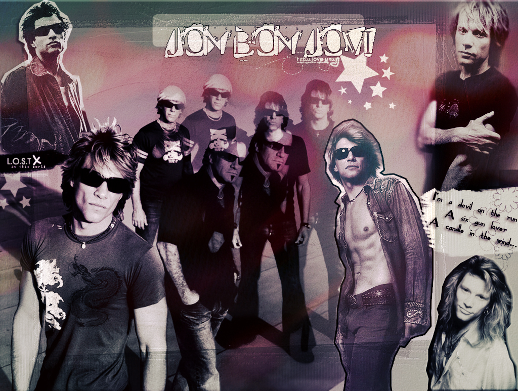 bon jovi wallpaper by bleedgraphics on