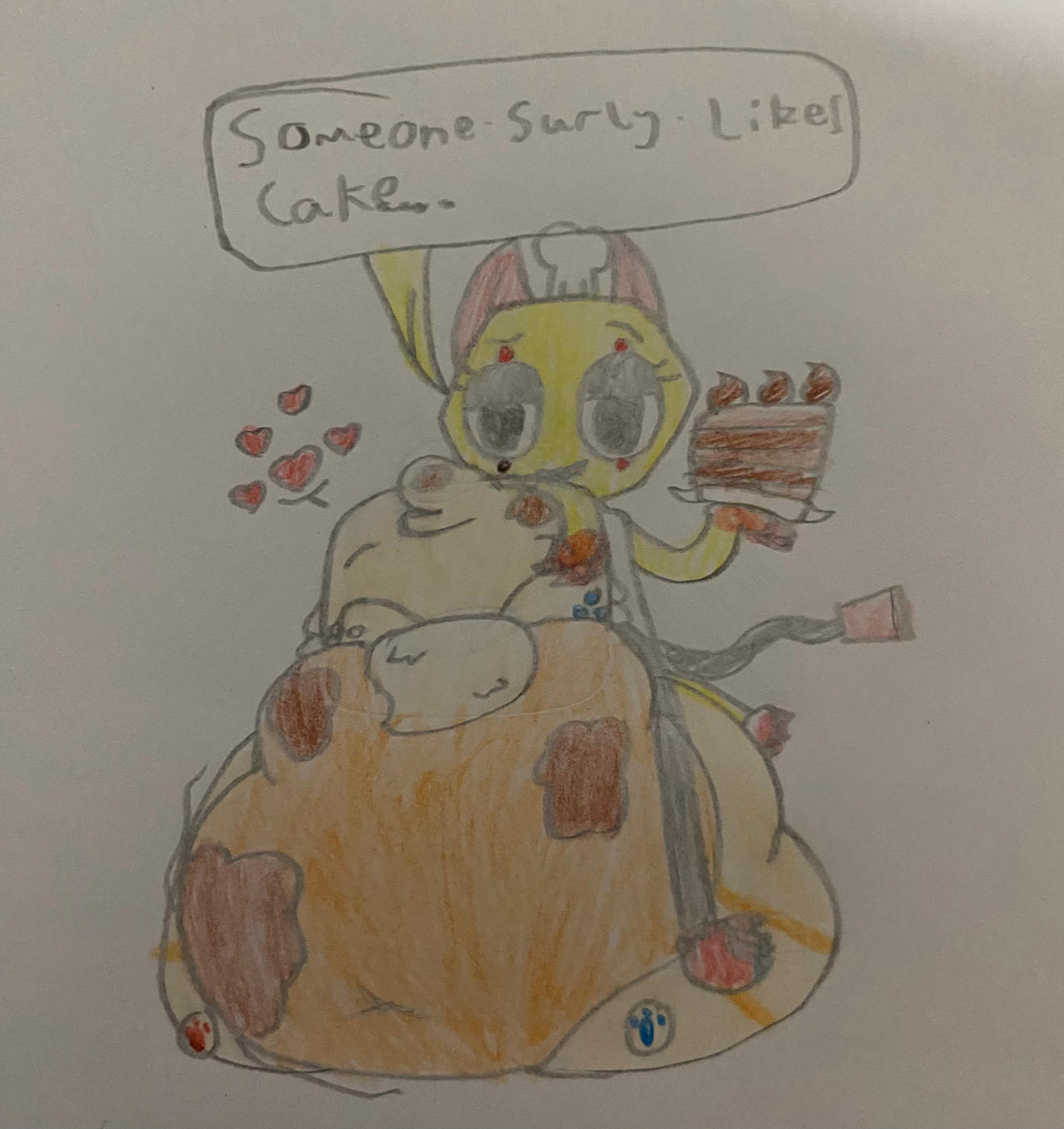 too much cake!!