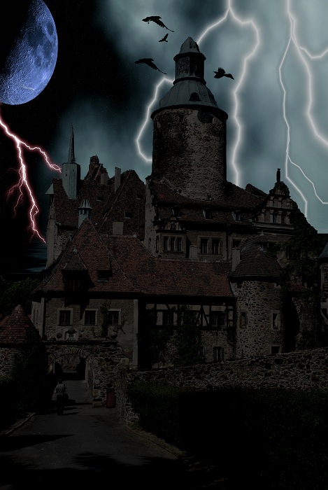 spooky castle