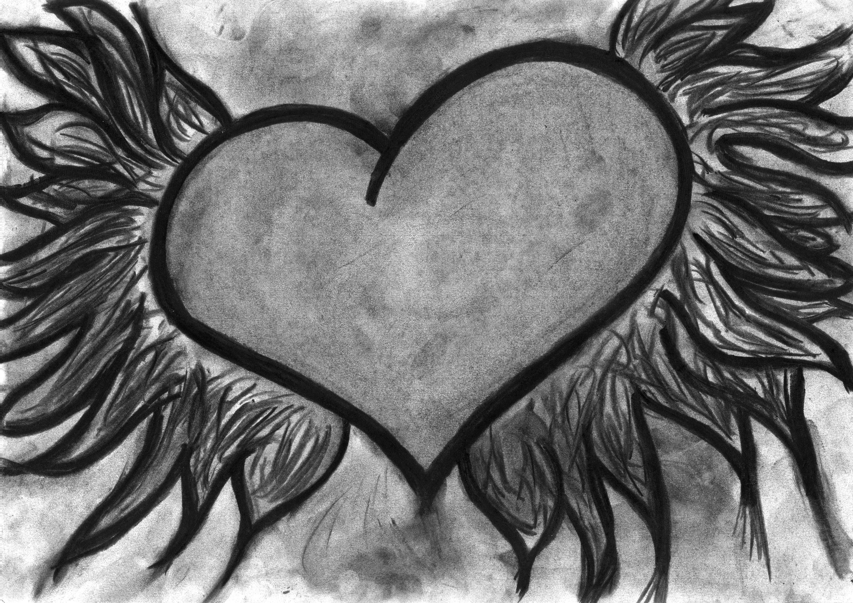 Charcoal Hearts