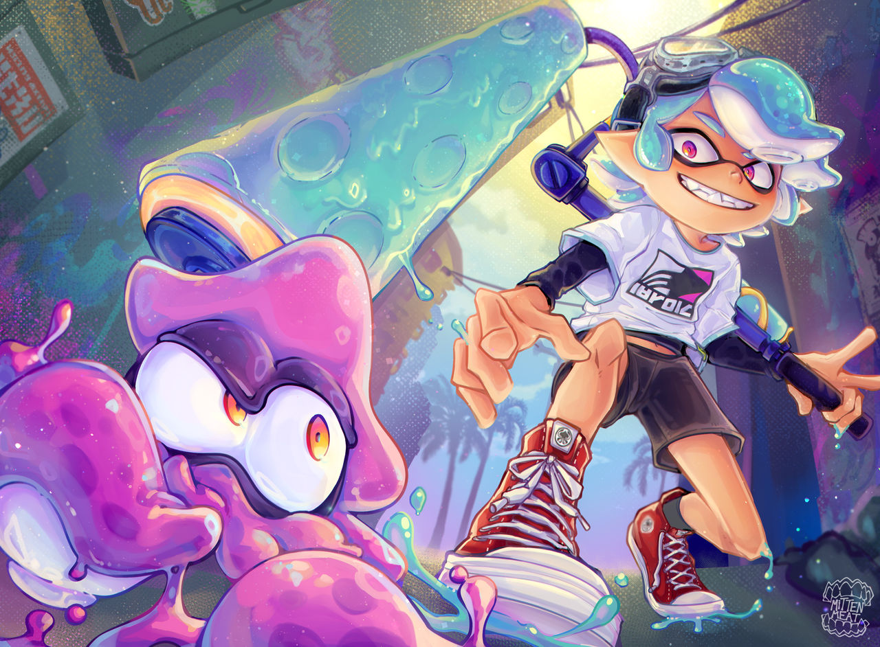 splatoon redraw thing by mittenmeat on DeviantArt