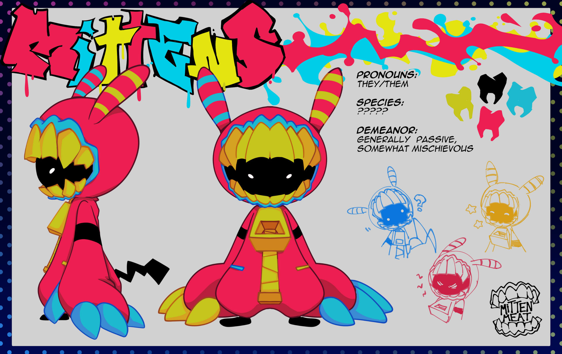 Mittens Script mittens reference sheet by mittenmeat on DeviantArt