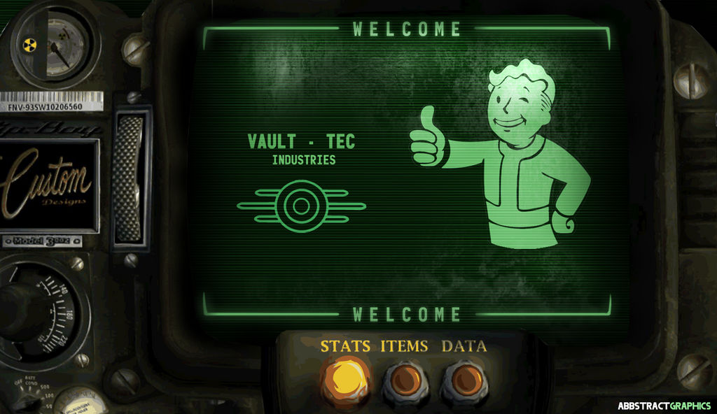 The Custom Pip Boy 3002 Welcome Screen Fallout By ABBSTractGraphics the-custom-pip-boy-3002-welcome-screen-fallout-by-abbstractgraphics