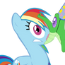 Rainbow Dash and Gummy