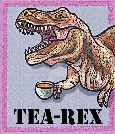 Tea-Rex by artbyjam on DeviantArt