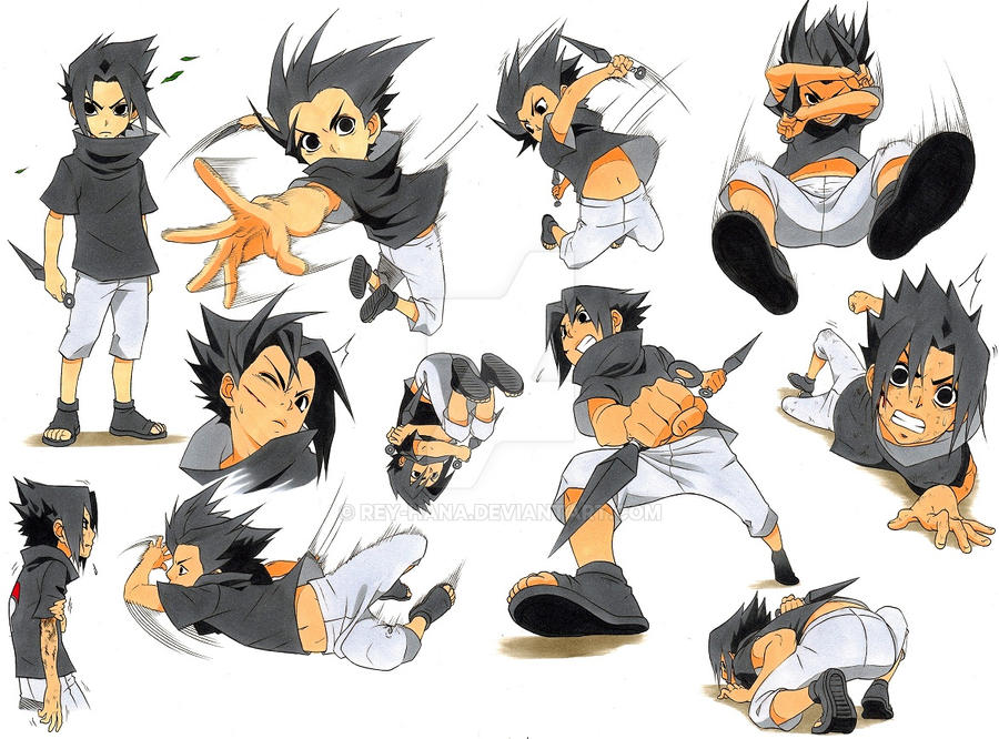 Hyperactive Sasuke