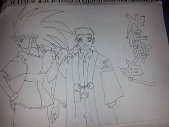 Tenchi and Ryoko