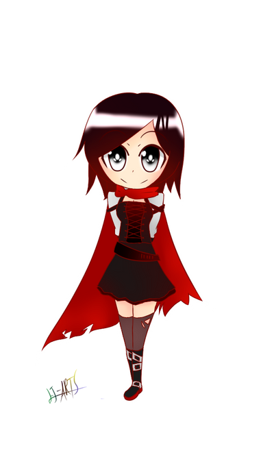 Ruby Rose Chibi Time Skip Version by Harukajarts on DeviantArt