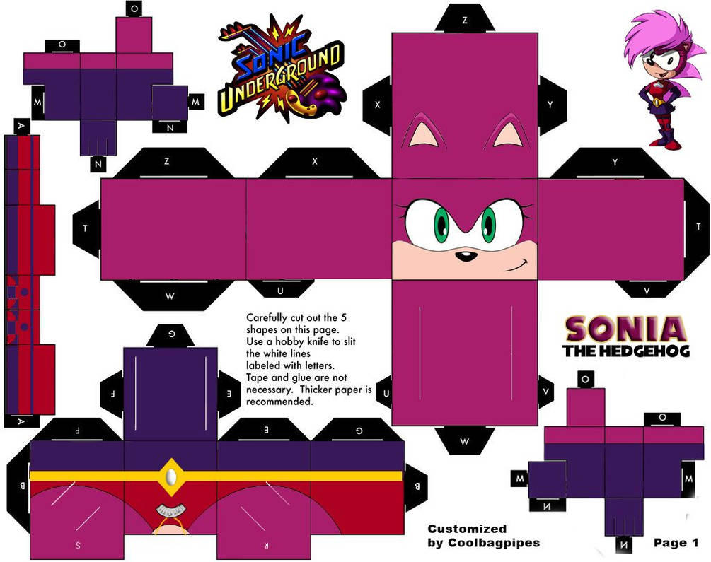 Cubeecraft Roxy Soina Cubeecraft Papercraft 2 by Kibryguybrofat on DeviantArt