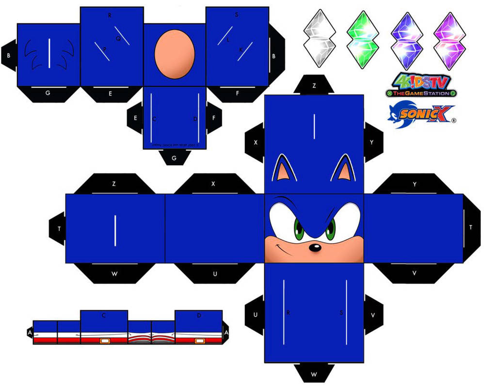 Sonic Papercraft 2 by Kibryguybrofat on DeviantArt