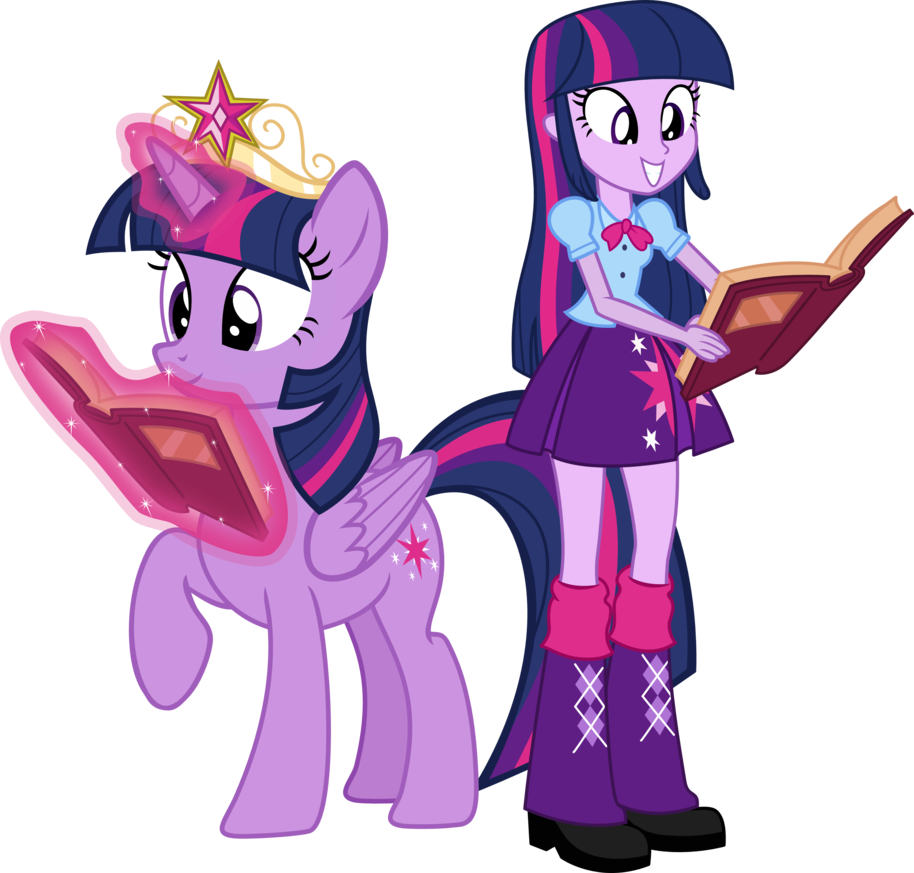 Twilight Sparkle y Twilight Sparkle