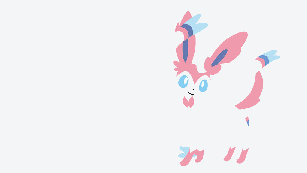 Sylveon minimalistic wallpaper