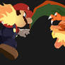 Mario and Charizard Smash Brothers wallpaper
