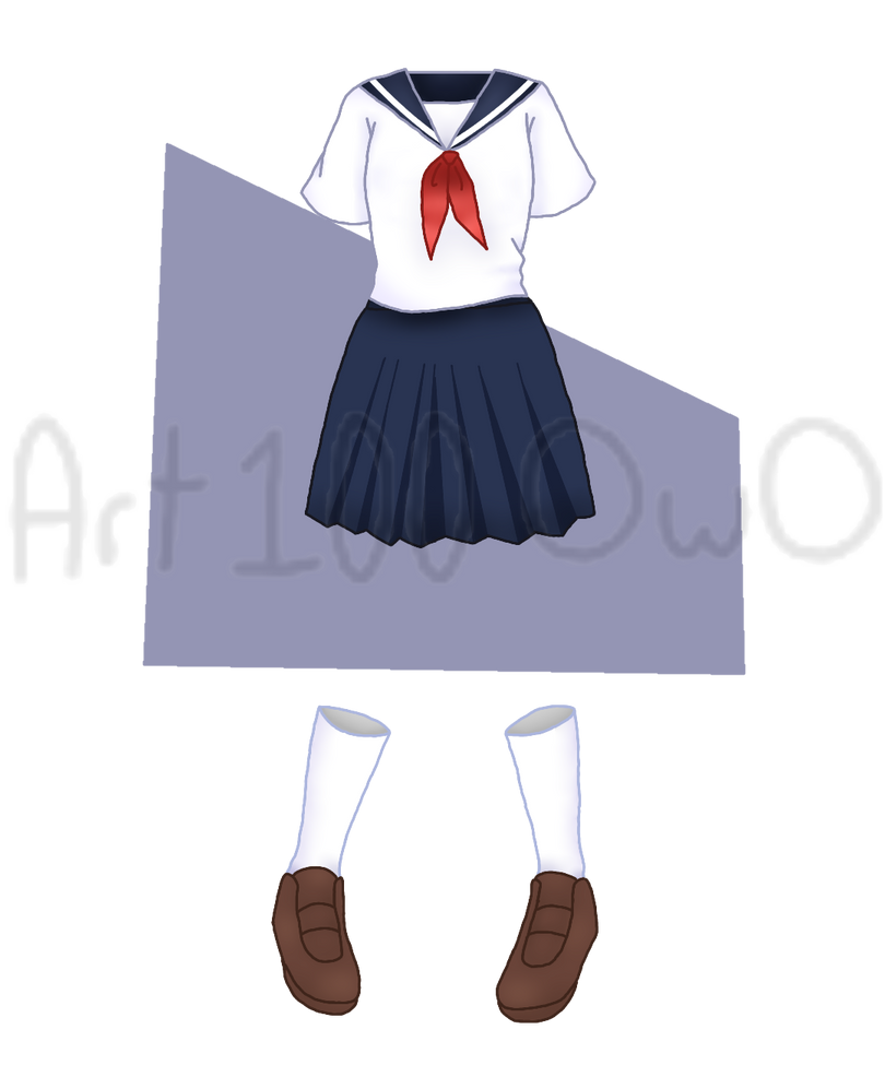 Japanese style uniform by Art100OwO on DeviantArt