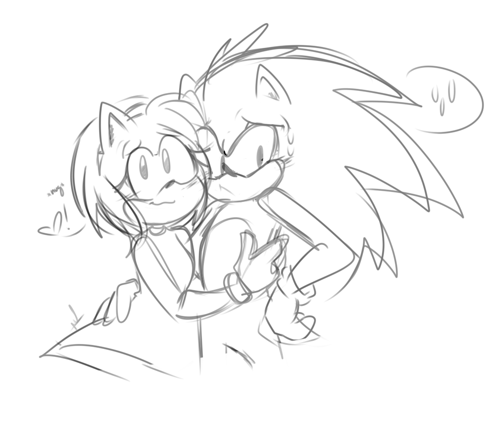 Sonamy - Classic Sonic by MineDobla3 on DeviantArt