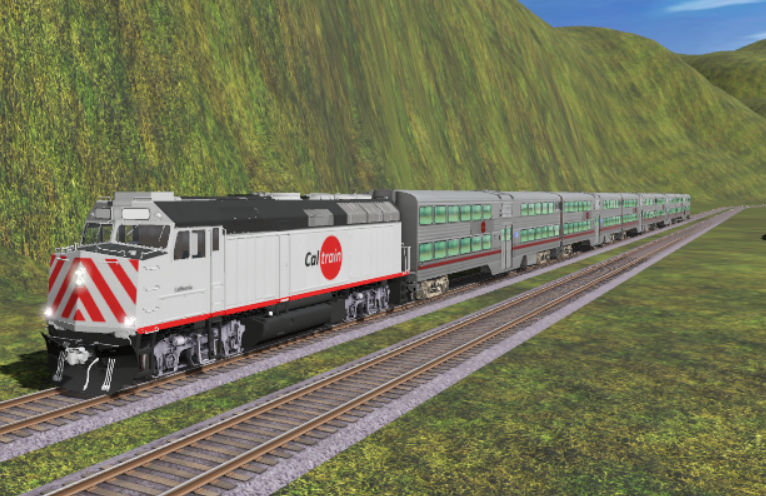 Caltrain in Trainz 2019 by CPTrainzkid on DeviantArt