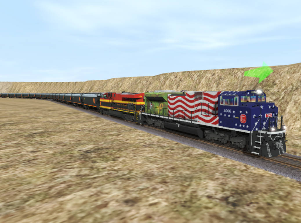 KCS Veteran 4006 SD70ACE in Trainz 2019 by CPTrainzkid on DeviantArt