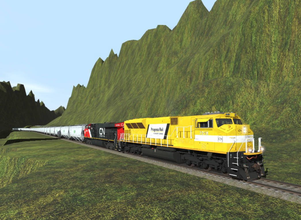 Emdx Auto Rack EMDX Progress Rail SD70ACE-T4 in Trainz 2019 by CPTrainzkid on DeviantArt