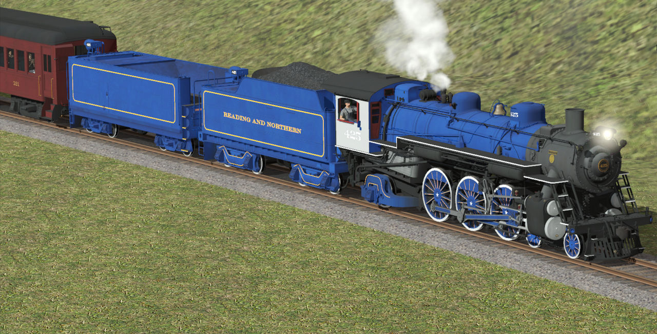 Reading and Northern Old 425 in Trainz 2019 by CPTrainzkid on DeviantArt