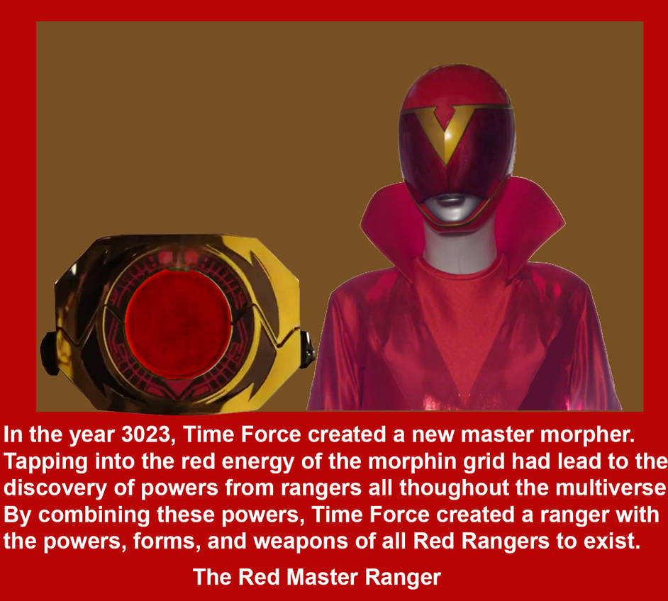 Red Master Ranger by HunterRebel on DeviantArt