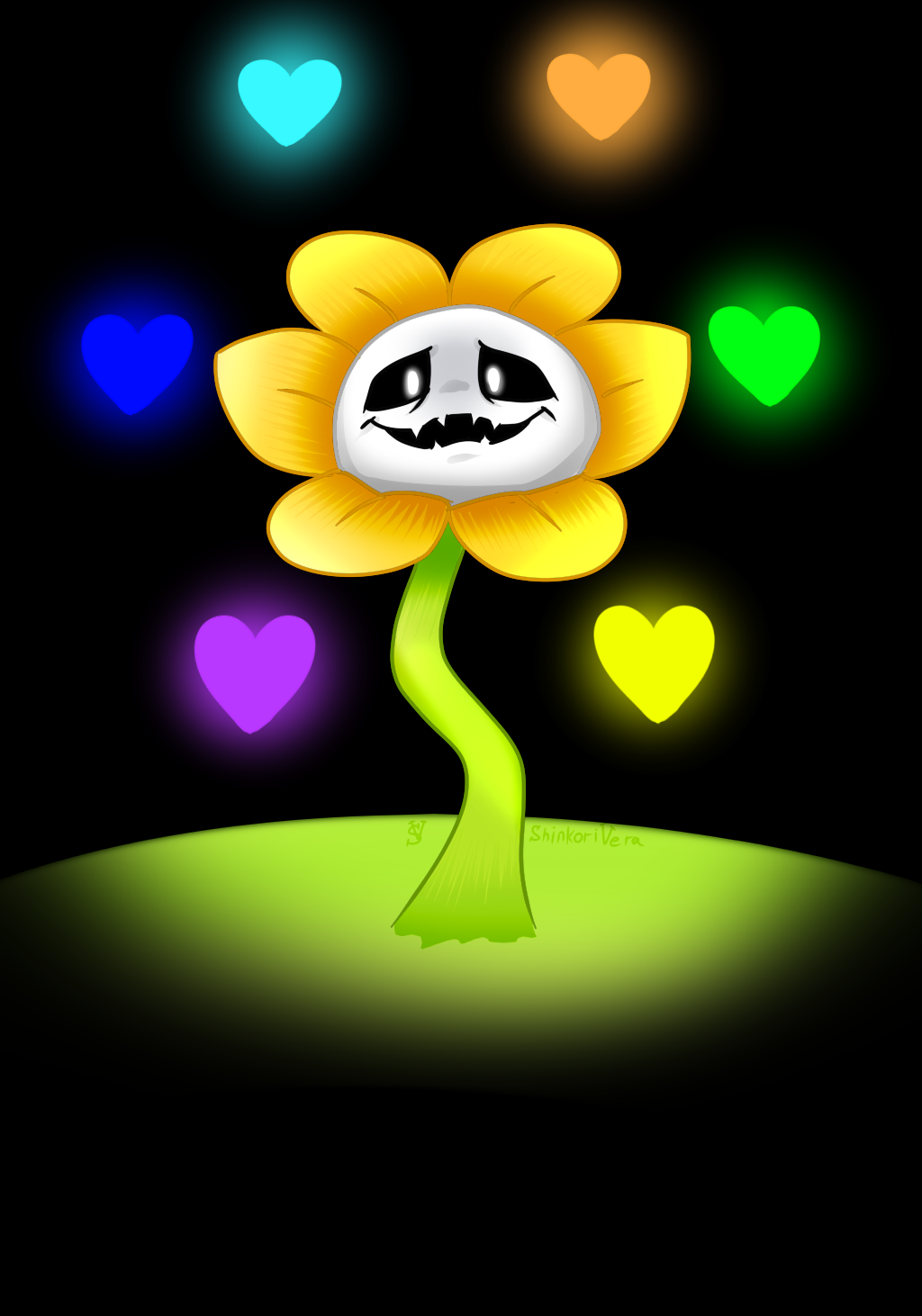 Flowey Undertale charm design by SoulGemArt on DeviantArt