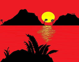 Red Hawaiian Sunset