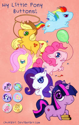 My Little Pony Buttons