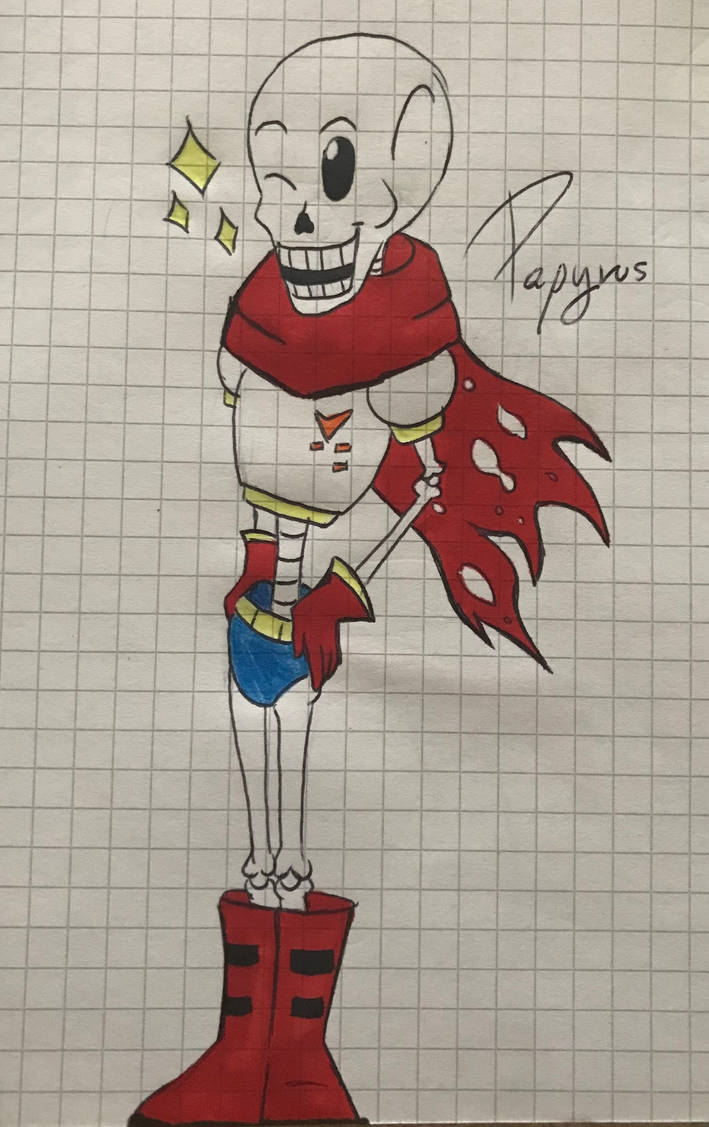 Pappyrus Drawing Papyrus fanart by PapyrusCosplay on DeviantArt