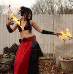 Fire Dancing by HawkEagleWolf