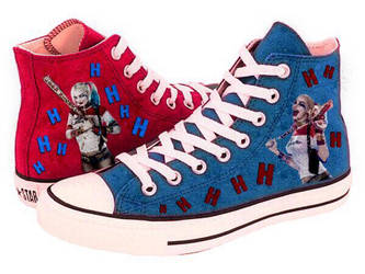 Harley Quinn Converse Edit :)