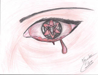 Sasuke eternal mangekyou sharingan, (sketch)