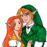 TLOZ - Malon and Link