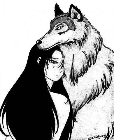 Crying Girl With A Werewolf By Keikowolfgirl On Deviantart,Mha Drawings Manga