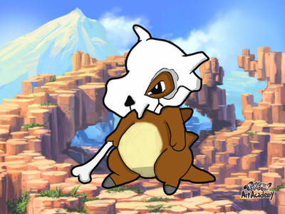 Cubone Graduation 104.Cubone by silvereco on DeviantArt