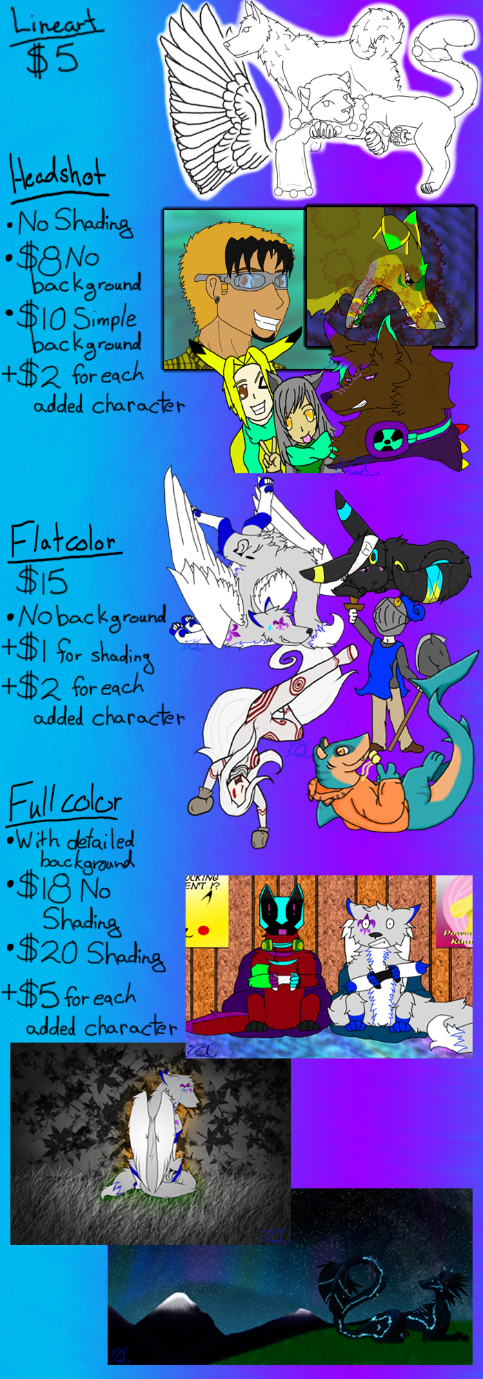 My commission info 2016 (will change in 2020)