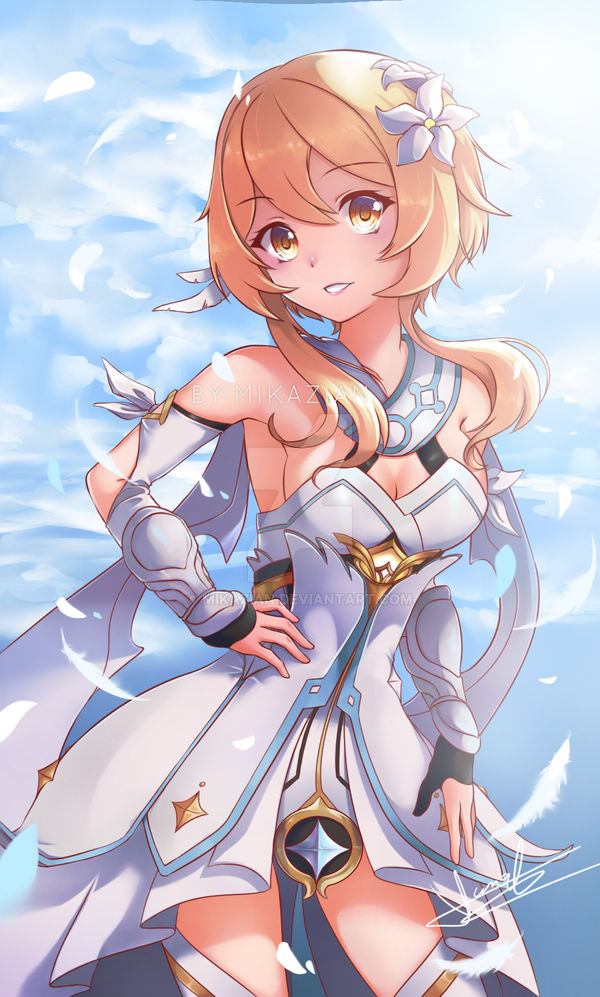 Fan Art Genshin Impact Lumine By Mikazian On Deviantart Fan Art Genshin Impact Lumine By Mikazian On Deviantart