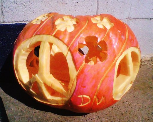 peace pumpkin 2010