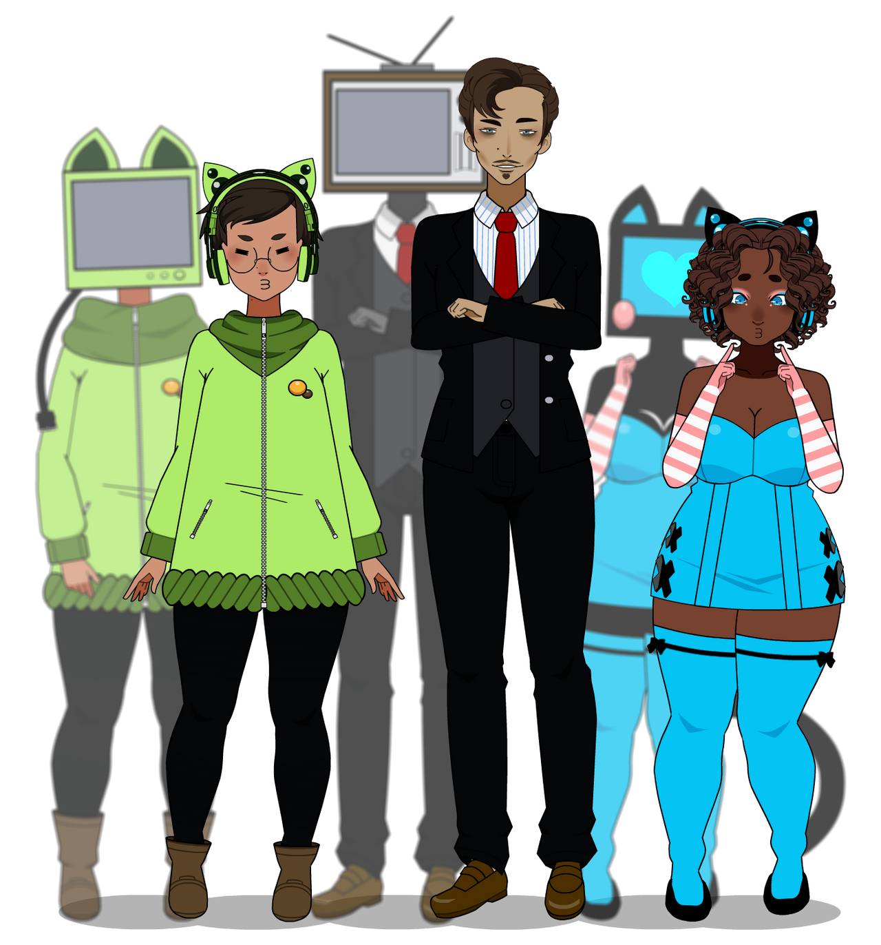 Humanized Objected object heads: humanized by mu-kae on DeviantArt