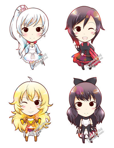 Chibi Church Rvb RWBY Chibis by kirej7 on DeviantArt