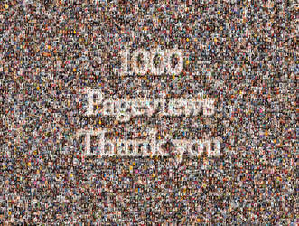 1000 Pageviews Thank you