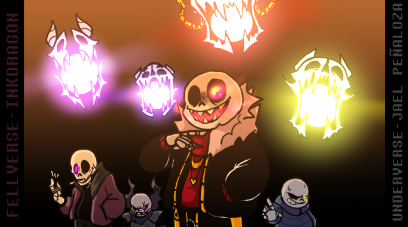 Ink sans phase 3 by FareezFarhan06 on DeviantArt