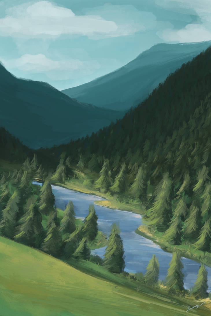 Forest by karismartz on DeviantArt